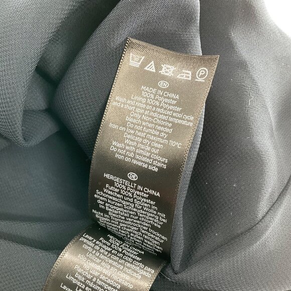 Hobbs London Navy Blue Bell Sleeve Shift Dress Womens UK 18 US 14 lined classic - Picture 5 of 8